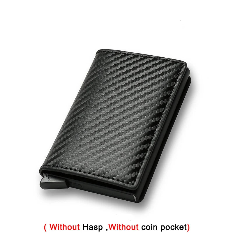 Rfid Credit Card Holder Wallet for Airtag Men Women Wallets Money Bags Leather Wallet for Apple Air Tag Purses Smart Wallet
