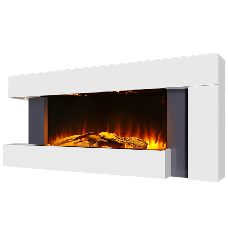 Klingbeil 132Cm W Freestanding Electric Fireplace Mantel