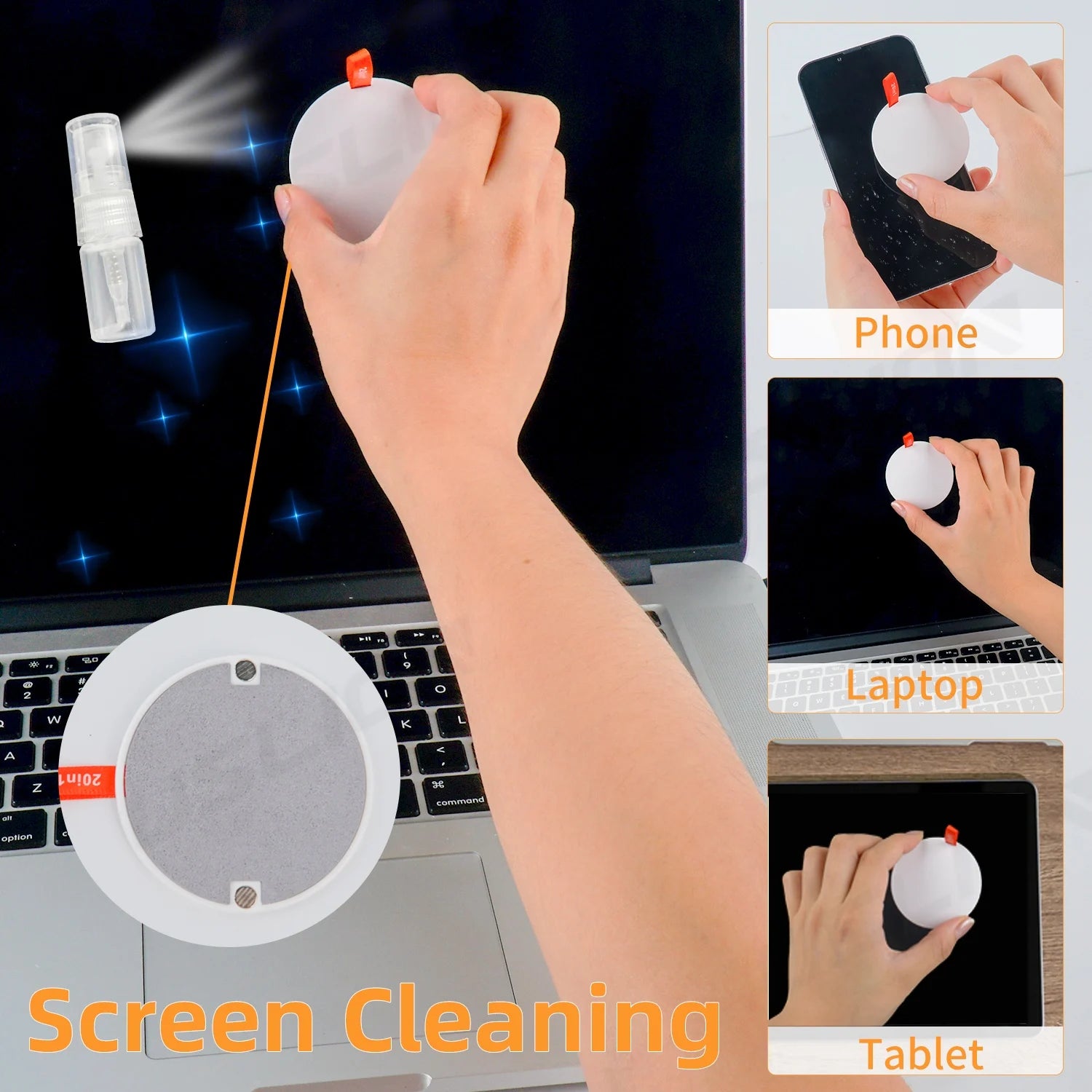 Brush - 20‑in‑1 Portable Multi‑Tool Cleaning Kit – Laptop, Tablet & Phone Keyboard & Earbud Brush