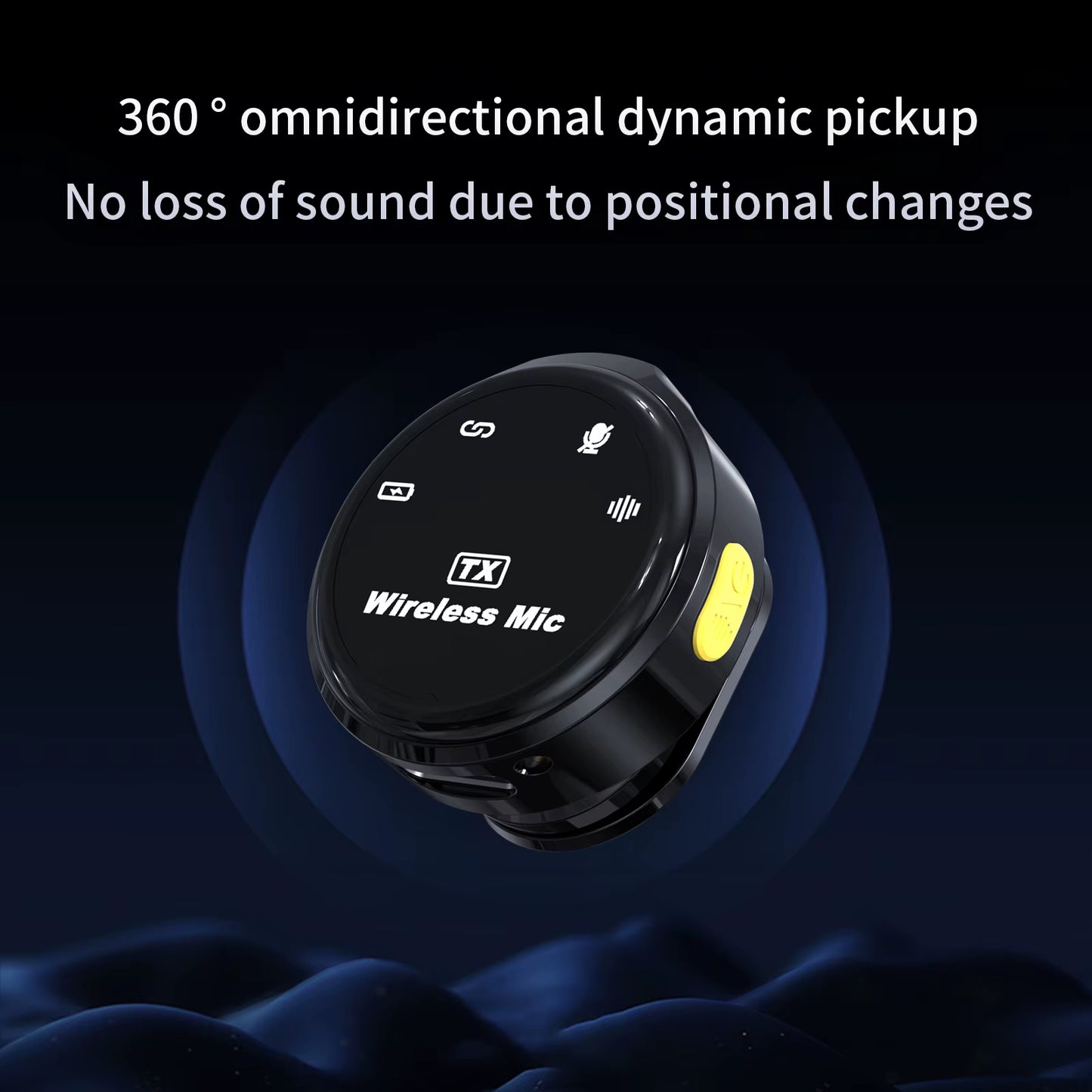 2.4G Plug and Play Chip Wireless Lavalier Mic with Charging Case Lavalier Microphone Wireless for Iphone