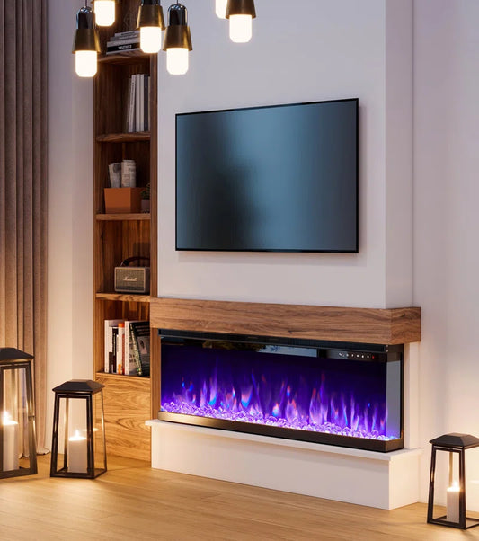 France Belfry 3-Sided Electric Fireplace Heating 1800W