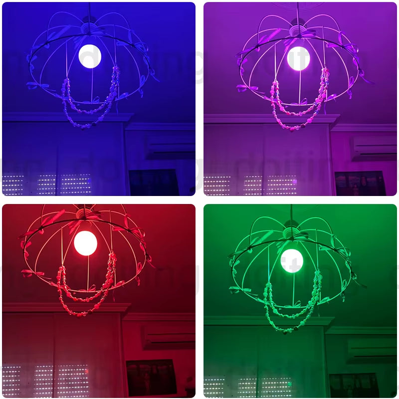 Colour Changing Light B22 Tuya Bluetooth APP Control 220V LED Bulbs Dimmable RGB White RGBCCT 16 Million Smart Life