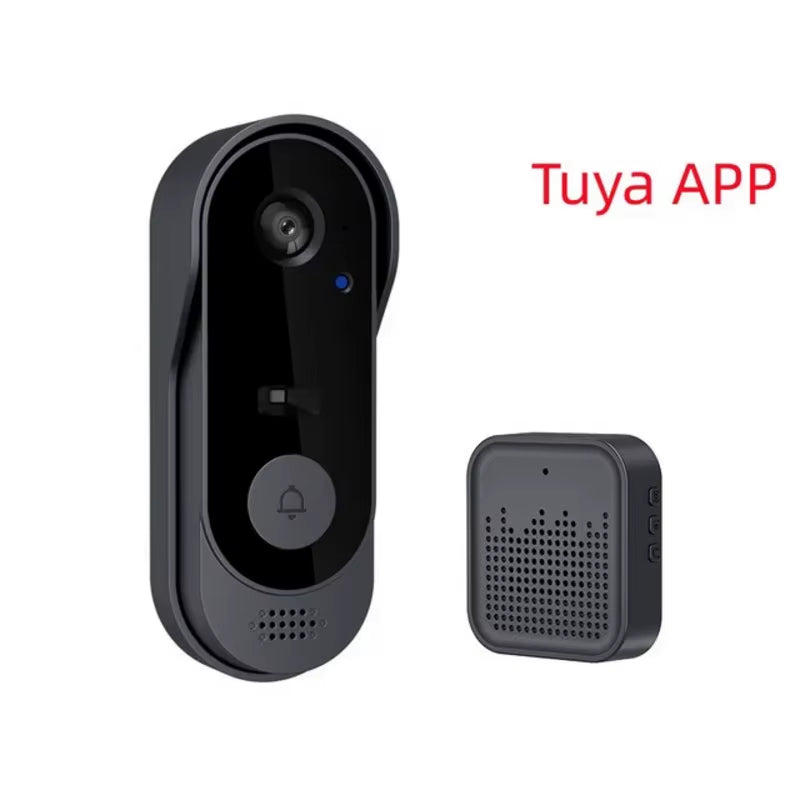Tuya Doorbell with Camera Wireless Bundle Video Doorbell WIFI HD Outdoor Phone Door Bell Camera Security Video Intercom IR