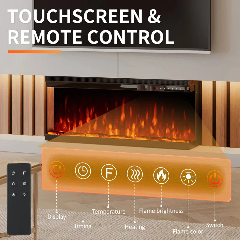 France Belfry 3-Sided Electric Fireplace Heating 1800W