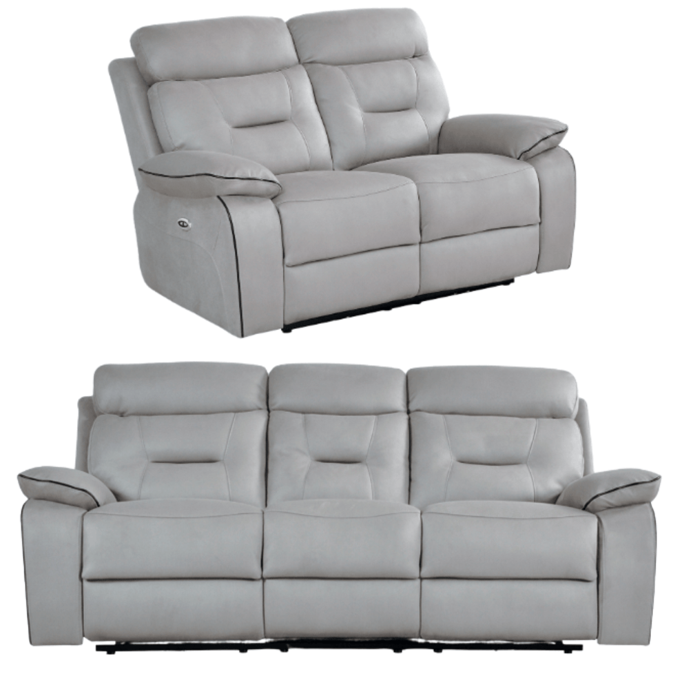 Mason Foster 3+2 Seater Electric Fabric Recliner set