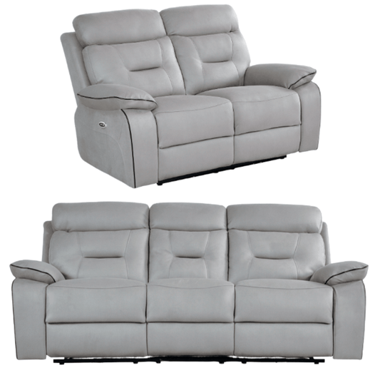 Mason Foster 3+2 Seater Electric Fabric Recliner set