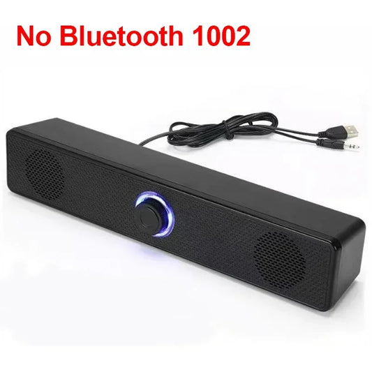 Wireless Bluetooth and PC Soundbar Wired Speaker USB Powered Soundbar for TV Pc Laptop Gaming Home Theater Surround Audio System