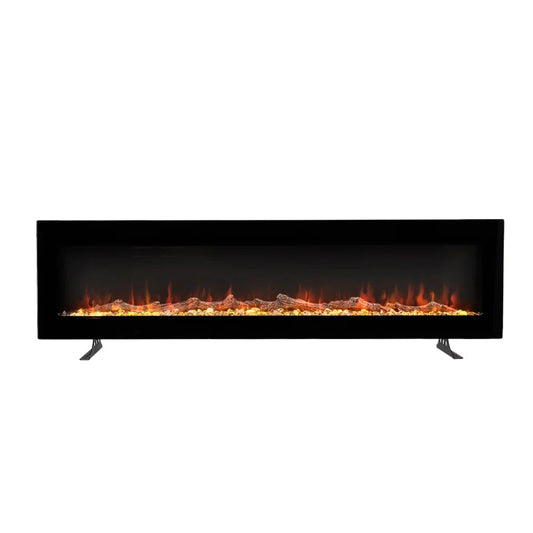 Wall Mount Electric Fireplace with Remote Included, 12 Flame Colours,1800W