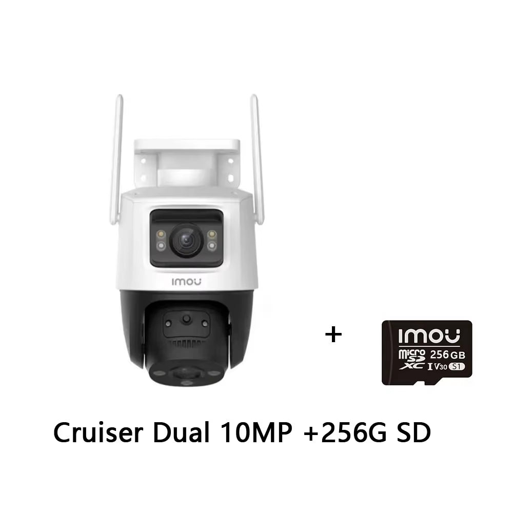 IMOU 10 MP Dual‑Lens Outdoor PTZ Security Camera – AI‑Powered Human & Vehicle Detection, Smart Surveillance for Home & Yard