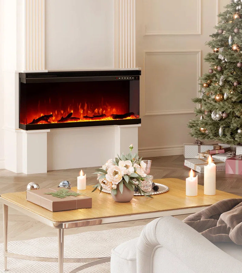 France Belfry 3-Sided Electric Fireplace Heating 1800W